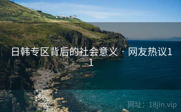 日韩专区背后的社会意义 · 网友热议11 日韩专区背后的社会意义 · 网友热议11