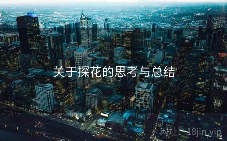 关于探花的思考与总结 关于探花的思考与总结