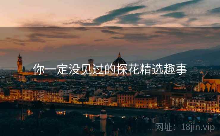你一定没见过的探花精选趣事 你一定没见过的探花精选趣事