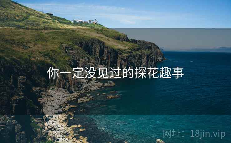 你一定没见过的探花趣事 你一定没见过的探花趣事